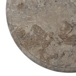 vidaXL Dessus de table Gris Ø40x2 5 cm Marbre