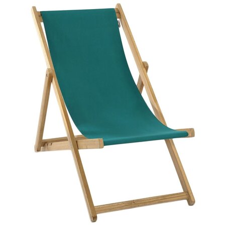 Chilienne transat enfant bois d'eucalyptus tissu 100  coton elvas