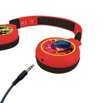 MIRACULOUS - Casque 2 en 1 Bluetooth - Filaire confortable et pliable pour enfants avec limitation de son design