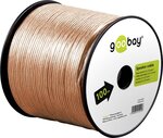 Bobine de câble haut-parleur Goobay 2x 1,5 mm² 100m (Transparent)