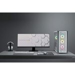 CORSAIR Boîtier PC 5000D Airflow - Verre Trempé Moyen-Tour ATX  - Blanc (CC-9011211-WW)