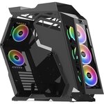 XIGMATEK Boitier sans alimentation Zeus - Ouvert - Format ATX - RGB - Gris