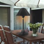 Eurom chauffage de terrasse pd1500 gris foncé 1500 w 333299