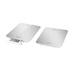 LITTLE BALANCE 8183 Slide 6 USB Silver, Balance de cuisine sans pile, Rechargeable USB, 6 kg / 1 g, Ecran rétractable, Silver
