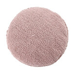 Pouf marron clair en coton 50 x 50 x 20 cm