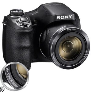 Sony cyber-shot dsc-h300 compact camera 1/2.3" appareil-photo compact 20 1 mp ccd (dispositif à transfert de charge) 5152 x 3864 pixels noir