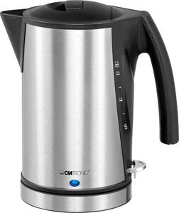 bouilloire WKS 3288, 1,7L, acier inox./noir CLATRONIC