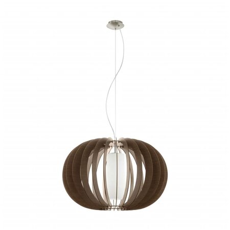 Eglo lampe suspendue stellato 3 marron foncé 95593