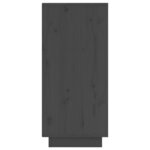 vidaXL Buffet Gris 31 5x34x75 cm Bois massif de pin