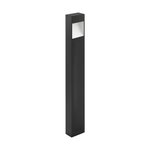 Eglo applique led à capteur d'extérieur manfria 10 w 87 cm anthracite