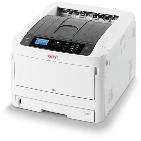 Oki imprimante multifonction c824n laser couleur