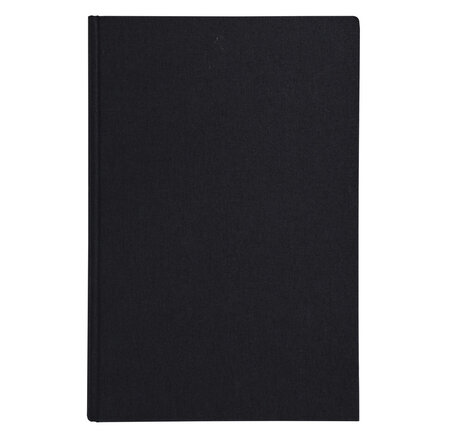 Registre 390x255 Quadrillé 400 Pages Foliotées - Noir Toilé - Exacompta