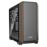 Be quiete boitier pc silent base 601 - noir / orange - verre trempé - format atx (bgw25)