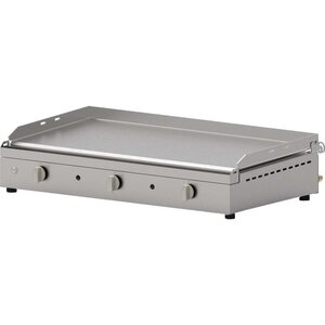 Plancha en inox lisse chef 80 cm