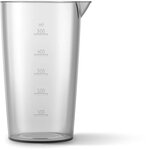 Philips hr2534/00 mixeur plongeant  promix - 650w - pied en métal - verre doseur inclus - blanc