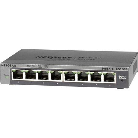 NETGEAR Switch Web Managed (Plus) Configurable 8 Ports GS108E-300PES