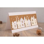 Matrice de découpe - Maison d'hiver - 4 pièces