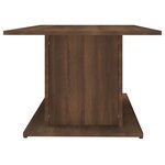 vidaXL Table basse Chêne marron 102x55 5x40 cm Aggloméré