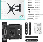 Onkron m4 blk support tv mural pour des téléviseurs de 32 à 65 pouces noir