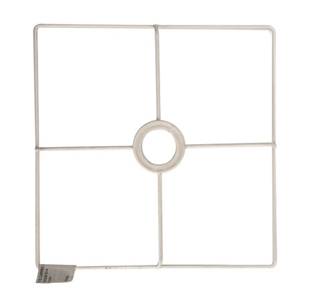 Armature abat-jour carré avec bague 20 cm