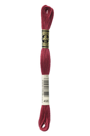 Fil Mouliné DMC Gold Concept 8M Col. 498 Broderie et Point de Croix