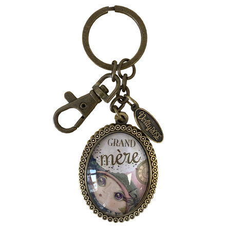 Porte-clefs verity rose grand mère