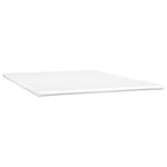 vidaXL Lit à sommier tapissier avec matelas Marron foncé 140x190 cm