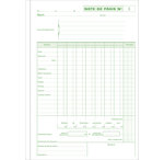 Manifold Note De Frais 29 7x21cm 50 Feuillets Dupli Autocopiants - Blanc - X 5 - Exacompta