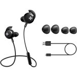 Philips shb4305bk/00 ecouteurs bluetooth sans fil intra-auriculaires pure bass - noir