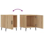 vidaXL Tables de chevet 2 Pièces chêne sonoma 40x40x50 cm bois ingénierie