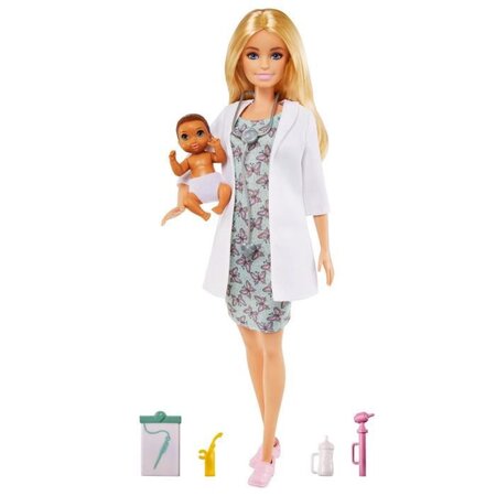 BARBIE Métiers Pédiatre et Accessoires