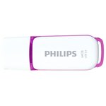 Philips clé usb 3.0 snow 64 go blanc et violet