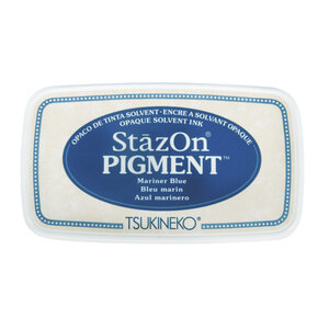 StazOn Tampon encreur pigmenté marine 9 6x5 5x2 2cm