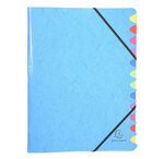 Trieur Dos Agrafé Iderma - A4 - Couleurs Assorties - X 8 - Exacompta