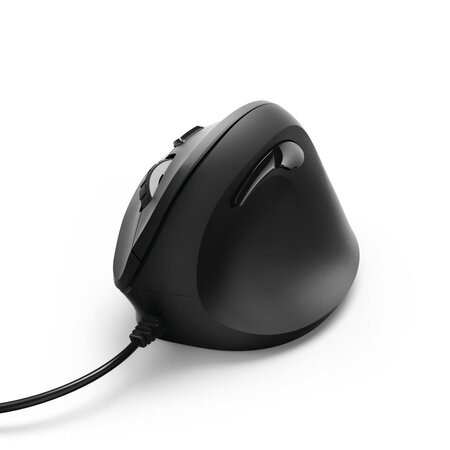 Souris verticale ergonomique 'emc-500' filaire 6 boutons noir hama