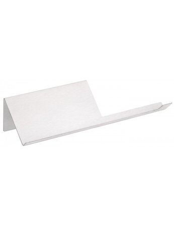 Dérouleur papier toilettes NIVA en acier inoxydable avec étagère 27 x5,7 x8 cm