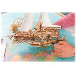 Maquette en bois Vintage Ugears Trimaran Merihobus 237 pièces