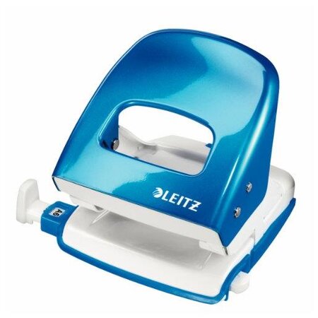 Perforateur 2 trous nexxt wow 30 feuilles effort réduit de 60  bleu leitz