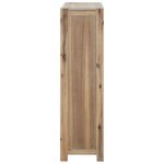 vidaXL Bibliothèque 4 niveaux 80x30x110 cm Bois solide d'acacia