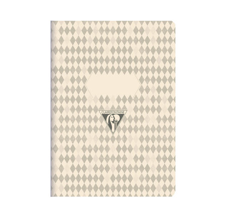 Carnet piqûre textile 14,8x21cm 64pages 5x5 CLAIREFONTAINE