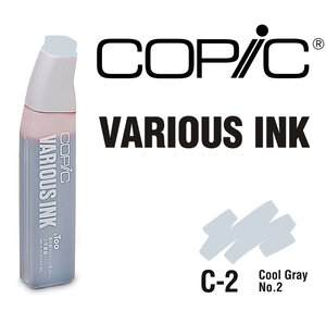 Encre Various Ink pour marqueur Copic C2 Cool Gray No.2