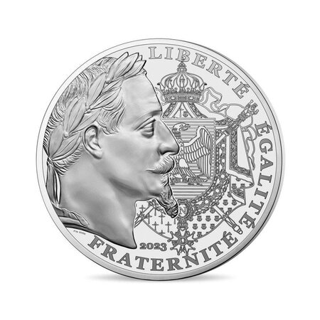 Ors de France - le Napoléon III - monnaie de 20€ argent - qualité courante millésime 2023