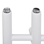 Sèche-Serviettes Chauffage Central en forme de E 600 x 1400 mm