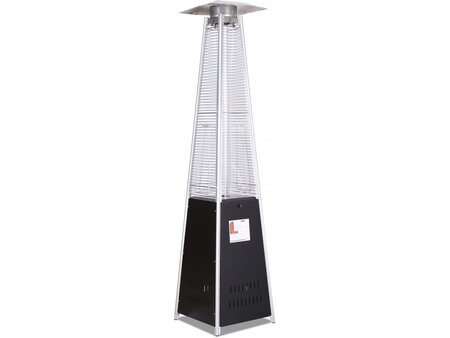Parasol chauffant gaz "Kheops" 13 KW - Noir