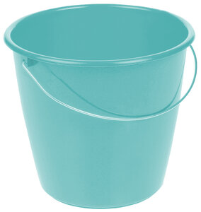 Seau avec anse en M, 10 litres, couleur menthe