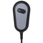 vidaXL Fauteuil électrique de massage Gris foncé Tissu