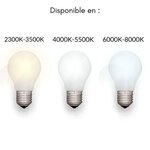 Tube néon led 120cm t8 36w - blanc chaud 2300k - 3500k - silamp