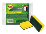 Lot de 4 éponges de vaisselle avec partie à récurer extra épaisse Taille XXL SCOTCH-BRITE