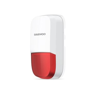 Sirène extérieure sans fil DAEWOO WOS501 compatible avec les systèmes d'alarme DAEWOO