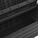vidaXL Banc de rangement de jardin 132 5 cm Plastique Anthracite